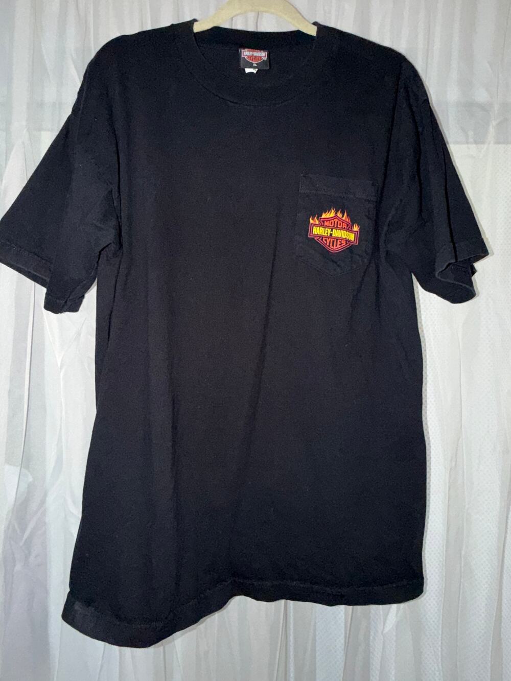 Harley-Davidson Daytona Beach FL Pocket Graphic Tee Men’s XL Black